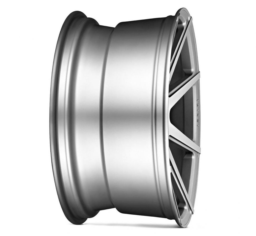 Ispiri<br>ISR8 - Satin Silver Machined (19x8.5)